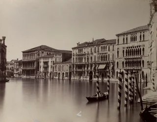 Venice. Grand Canal with a view of Ca