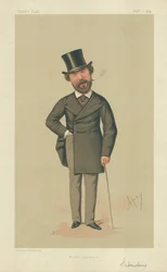 Mr Henry Du Pre Labouchere, Modest assurance, Vanity Fair cartoon