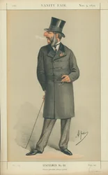 The Hon J C Vivian, Always Pleasant Always Genial, 5 November 1870, Vanity Fair Cartoon