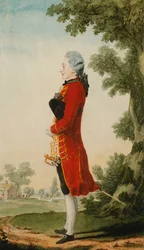 The Baron de Talleyrand, in a Landscape