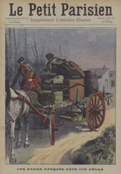 A Masked Woman in a Trunk
