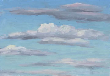 Serene Blue Sky