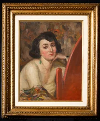 Woman at Mirror