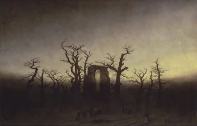 Abbey among Oak Trees, ca. 1809