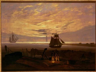 Evening on the Baltic Sea Shore