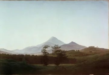 Bohemian Landscape with the Large and Small Milleschau