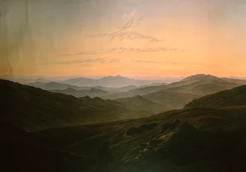 Dawn, by Caspar David Friedrich (1774-1840)