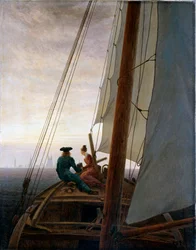 On Board a Sailing Ship