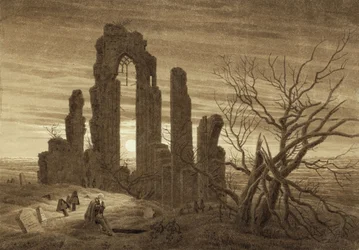 Winter - Night - Old Age and Death from the Times of Day and Ages of Man Cycle, 1803