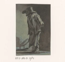 Vagabond by a Wheelbarrow