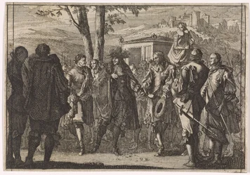 King Charles I of England Captured by English Soldiers, 1647