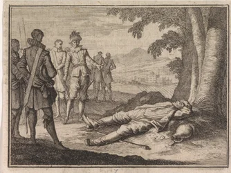 Philip the Good Finds a Drunken Peasant under a Tree
