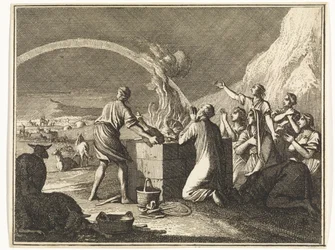 Offering of Noah after the Flood