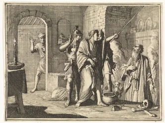 Saul with the Witch of Endor