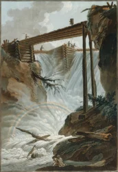 Waterfall in Mühletal