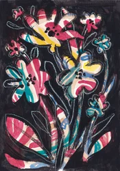 Colorful Striped Flowers