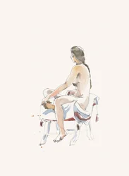 Quiet Seated Nude