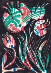 Vibrant Abstract Blooms