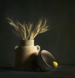 Rustic Wheat Still Life