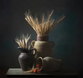Rustic Wheat Still Life