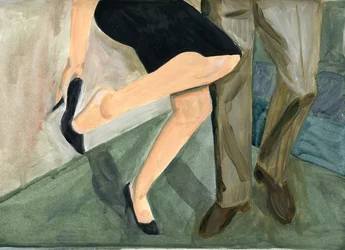 27.09.09 - They danced so hard she had to take her shoes off, 2009