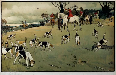 Hunting Scene, A Trail