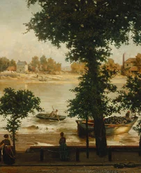 A Summer Evening at Cheyne Walk