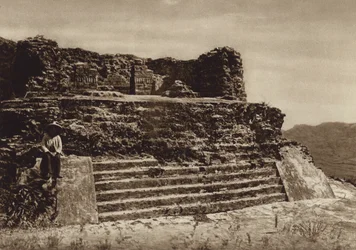 Mexico: Tepoztlan, Ruin of the Temple El Tepoztecatl