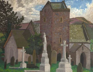 Llangenith Church, South Wales, c.1930