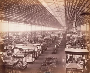 Main Building, from East Gallery, Centennial Exhibition, Philadelphia