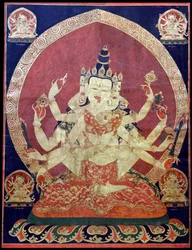 Guhyasamaja Akshobhyavajra Thanka, 17th century