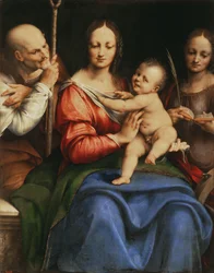 The Holy Family with St. Catherine