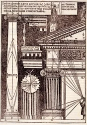 Examples of Classical Proportions, from Di Lucio Vitruvio Pollione de Architectura a Libri Dece, by Gotardo de Ponte Como, 1521