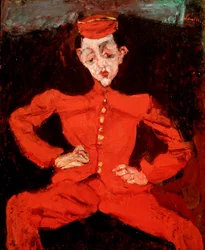 The Bellboy. Painting by Chaim Soutine