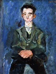Portrait of a Boy in Blue