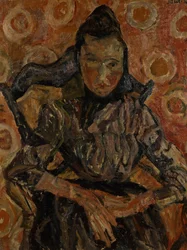 Woman Sat on a Chair