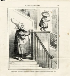 Illustration of Cham (1819-1879) in Le Charivari