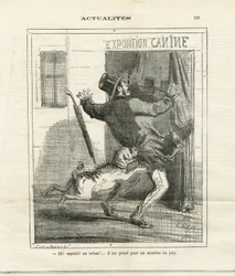 Illustration of Cham (1819-1879) in Le Charivari