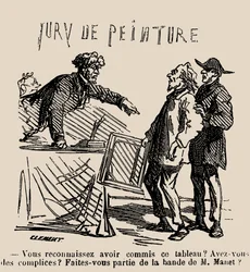 Do you admit having made this painting Do you have any accomplices, 1868