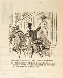 The police commissioner demands the address of the models to bury them, 1877