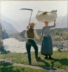 Young Peasant Couple