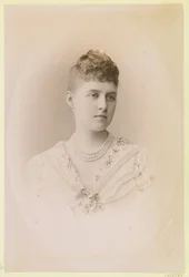 Portrait of Grand Duchess Alexandra Georgievna of Russia (1870-1891)