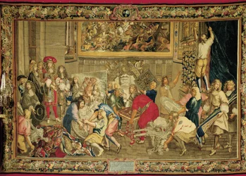 Louis XIV visiting the Gobelins Factory