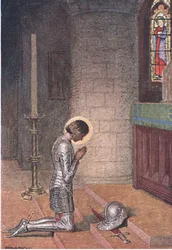 Before the altar, from The Story of Jeanne D