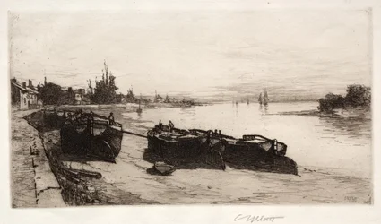 Mud Boats on the Thames