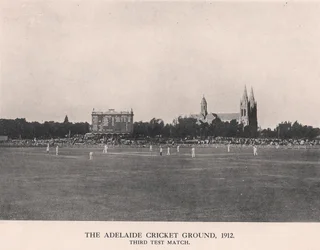 The Adelaide Cricket Ground, Third Test Match between Australia and England, 1912