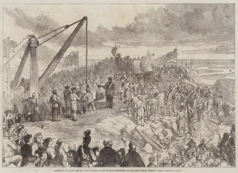 Ceremony of Laying the Foundation-Stone of the Wallace Monument on the Abbey Craig, Stirling