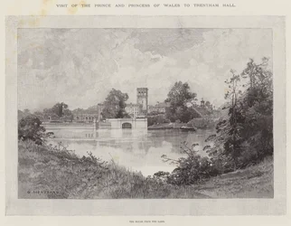 Visit of the Prince and Princess of Wales to Trentham Hall