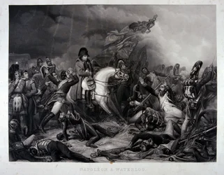 Napoleon at the Battle of Waterloo