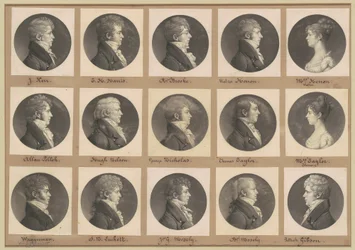 Saint-Mémin Collection of Portraits, Group 42